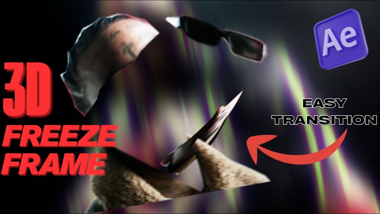 2 Ways To Make 3D FREEZE FRAME Transitions [After Effects]