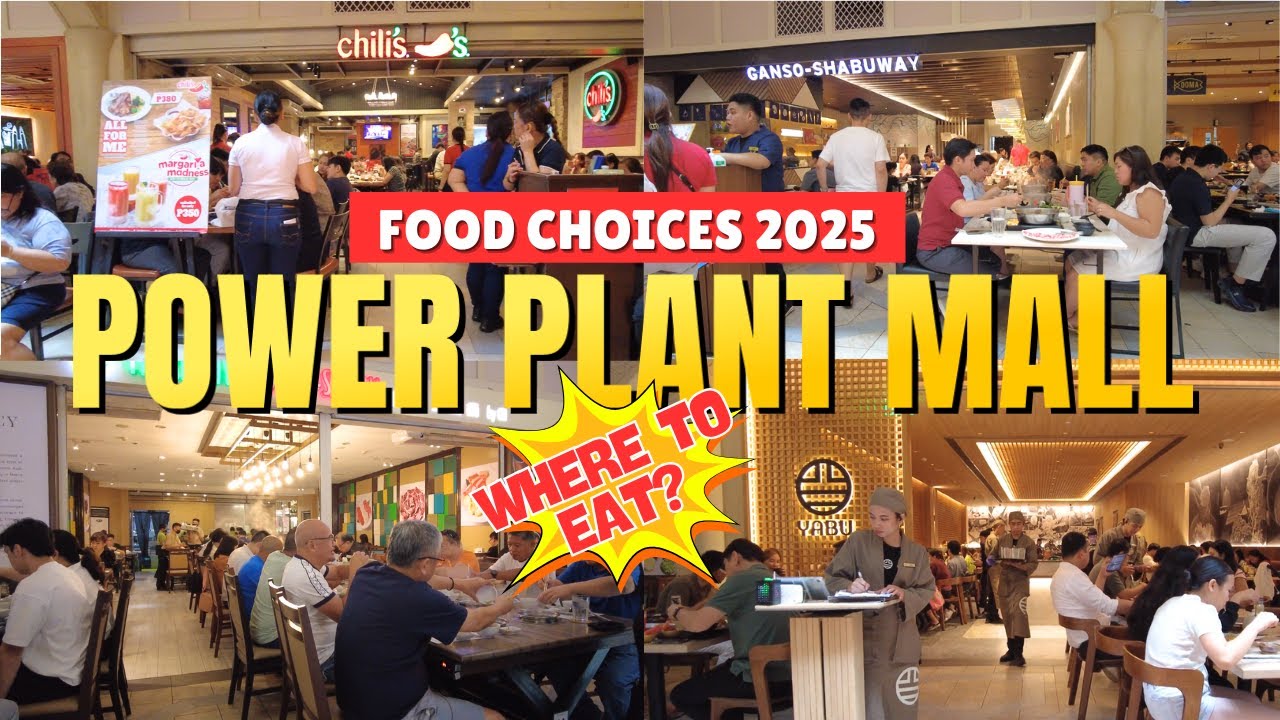 [4K] Power Plant Mall I What And Where To Eat I Makati City Philippines