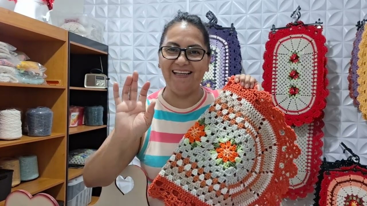 Envestimento com sobras de barbantes 😍 🥰🥰🙌
