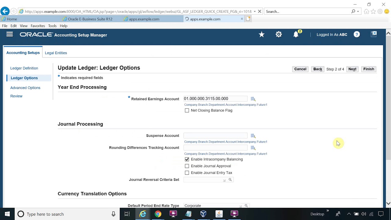 Training   Suspense Entry journal in Oracle R12 - Part 18