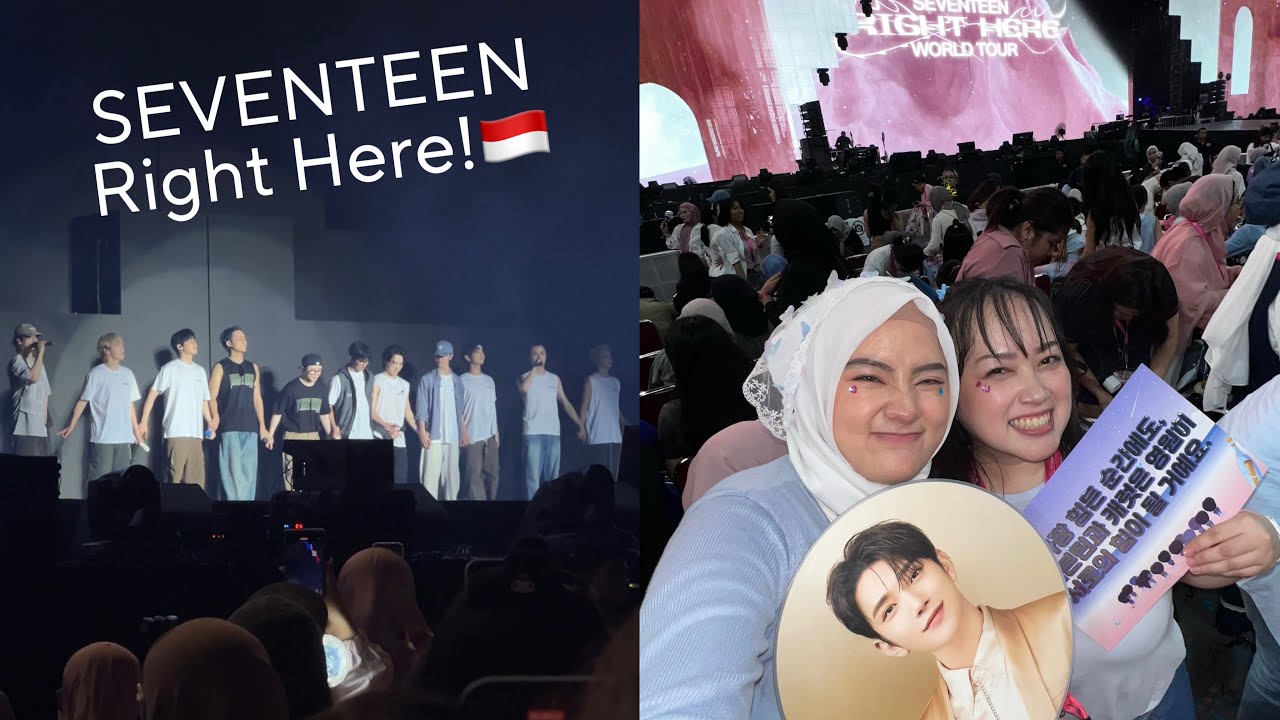 Oh gini rasanya never ending aju nice😀💪 [SEVENTEEN RIGHT HERE tour in JAKARTA vlog]