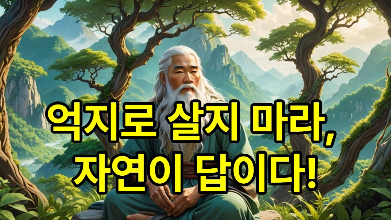 노자 3편 –현인들이 남긴 인생의 문장-무위자연, 억지 쓰지 않아도 되는 삶 #노자 #도덕경 #무위자연 #동양철학 #인생철학 #삶의지혜 #중년의지혜 #마음공부 #나다운삶 #현인의말