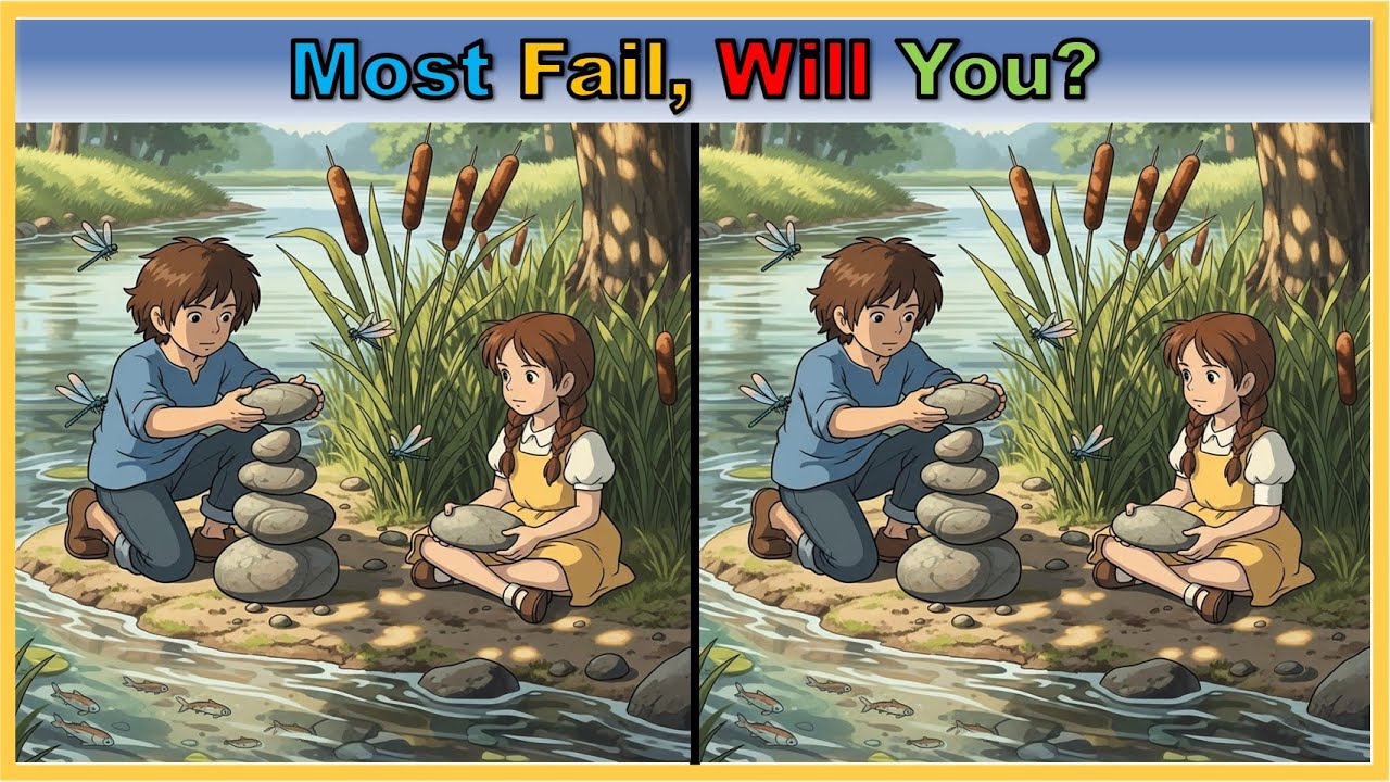 【Spot the Difference | Brain Health】 Memory & Focus Training Puzzle | Dementia Prevention