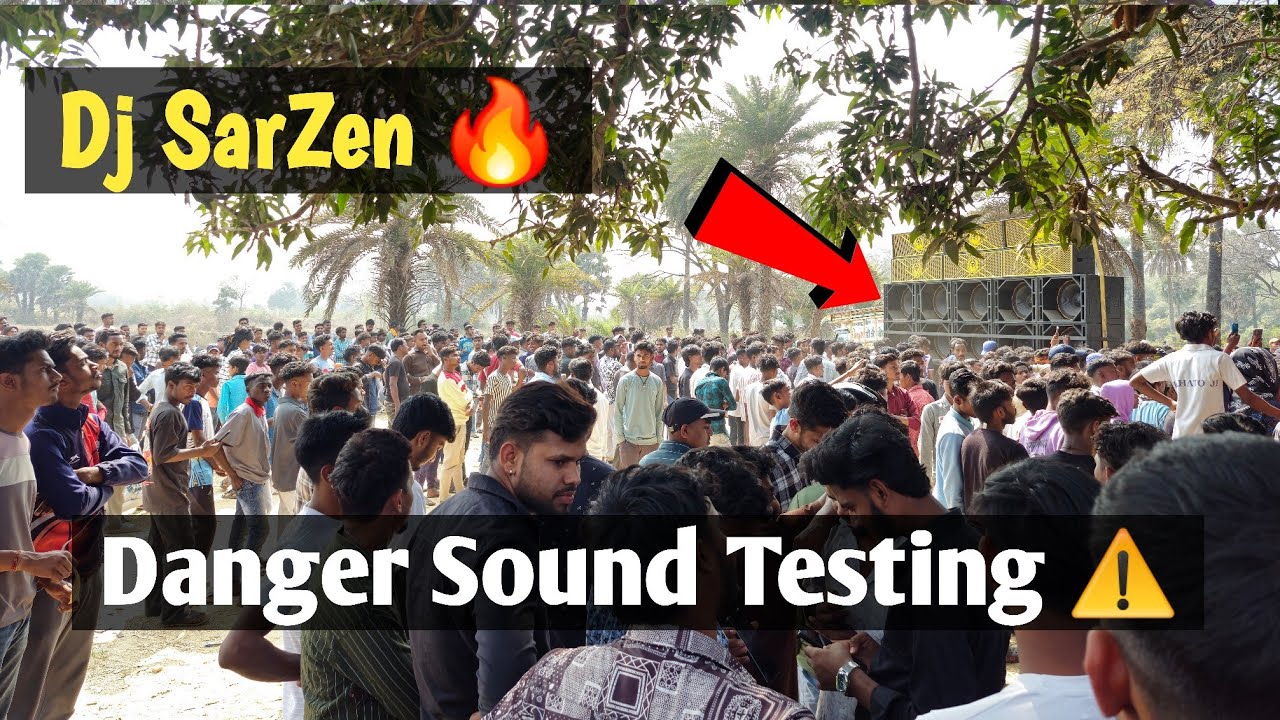 মাত্র 20টা Speakers এ Dj SarZen ভয়ঙ্কর Testing করে দিল ⚠️ | Dj Sarzen 20 Bass Sound Testing
