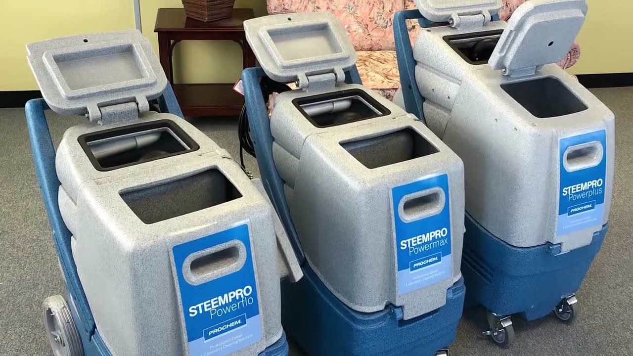 Prochem Steempro range for professional carpet cleaning