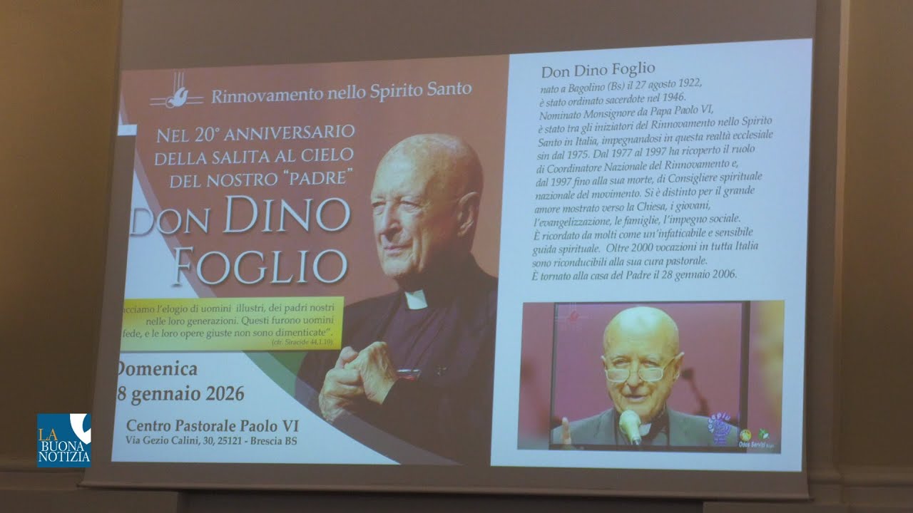 Il ricordo di don Dino Foglio a 20 anni dalla morte