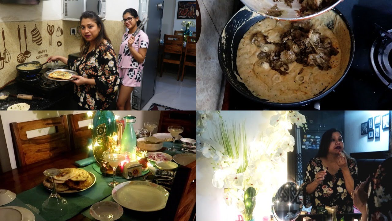 Party 🎊🍹की हो रही है तैयारी🌃Weekend का Special Dinner 🥘 Afghani Malai Chaap Recipe| Ubtan Face Scrub