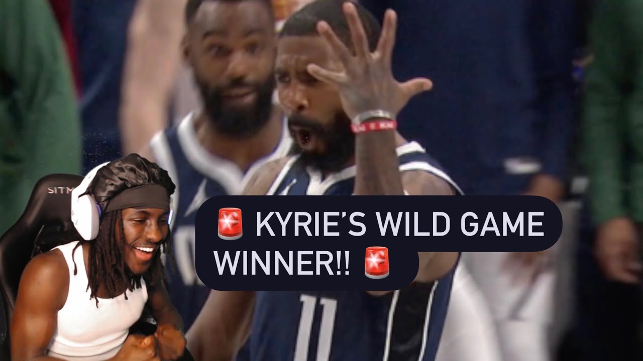 Kyrie Left Skyhook Game Winner!! Nuggets At Mavs Highlight Reaction