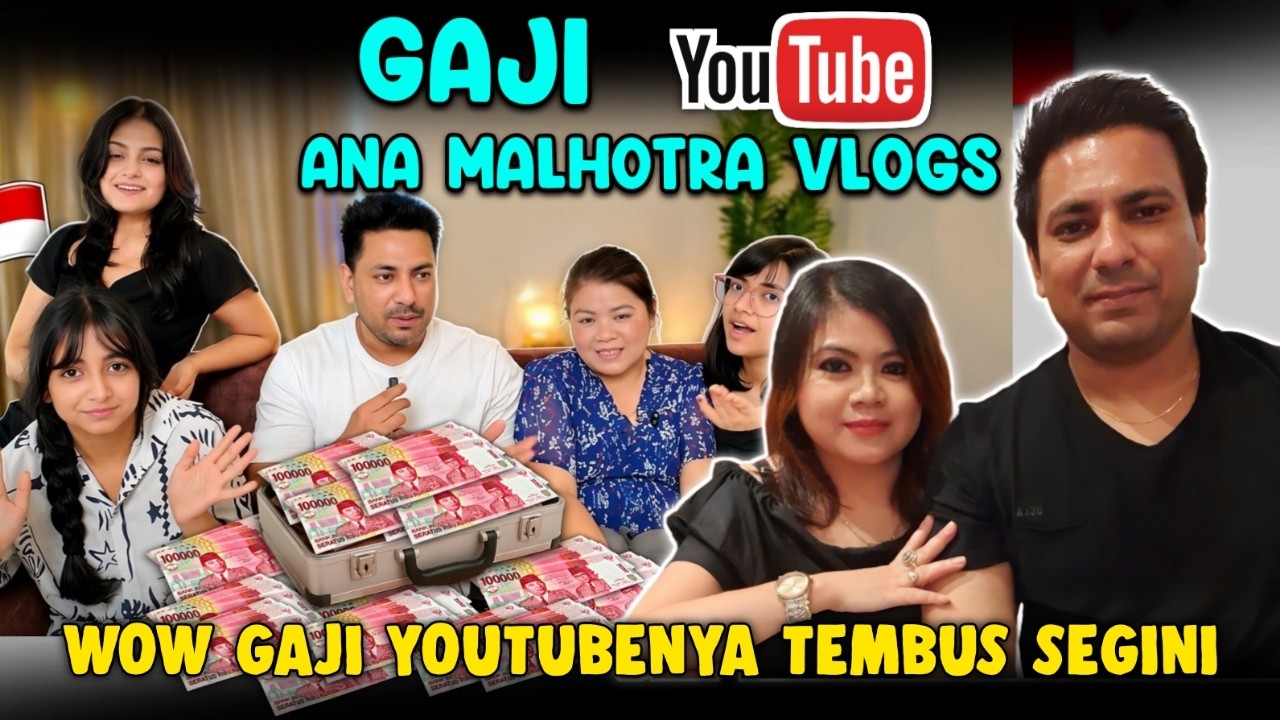 Bongkar Gaji YouTube Ana Malhotra Vlogs Gila Tembus Segini | Audit Pendapatan Digital Terbaru