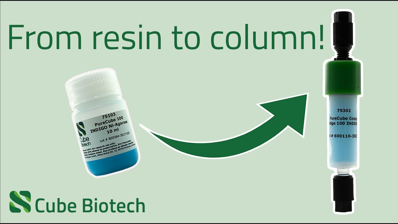 Affinity chromatography:  How to pack columns / cartridges