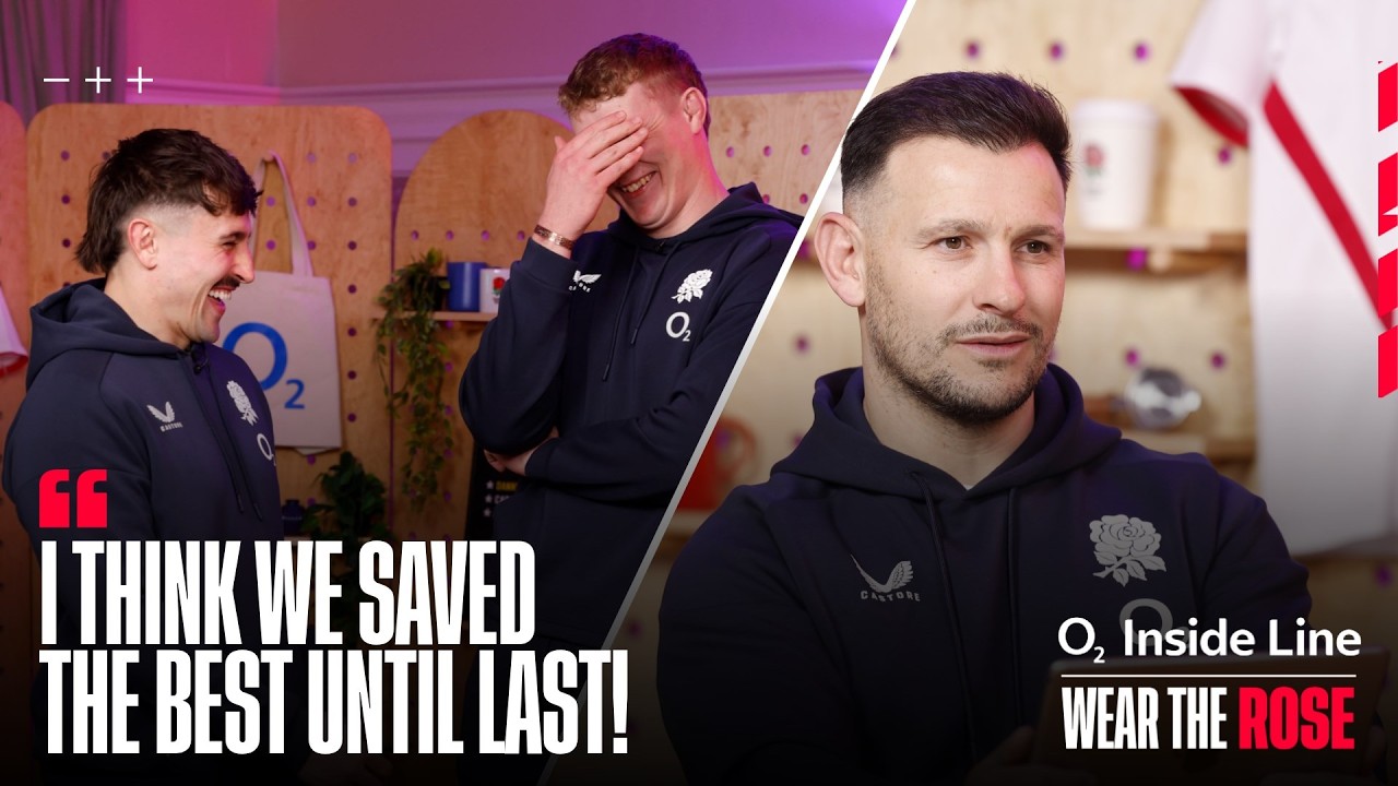 Who's best dressed in the England Rugby camp? 🤔 | O2 Inside Line: Wear the Rose