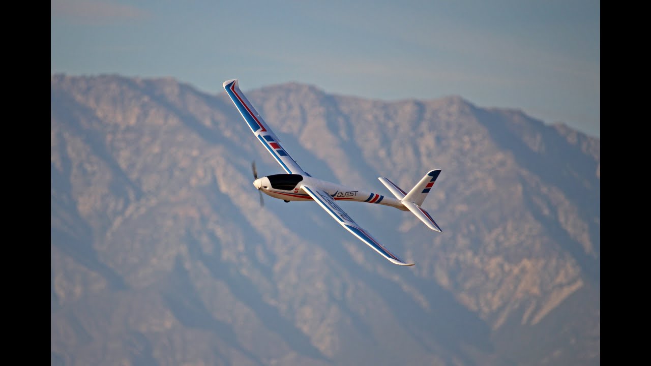 Hobby People QUEST Electric Sailplane Flight at PVMAC