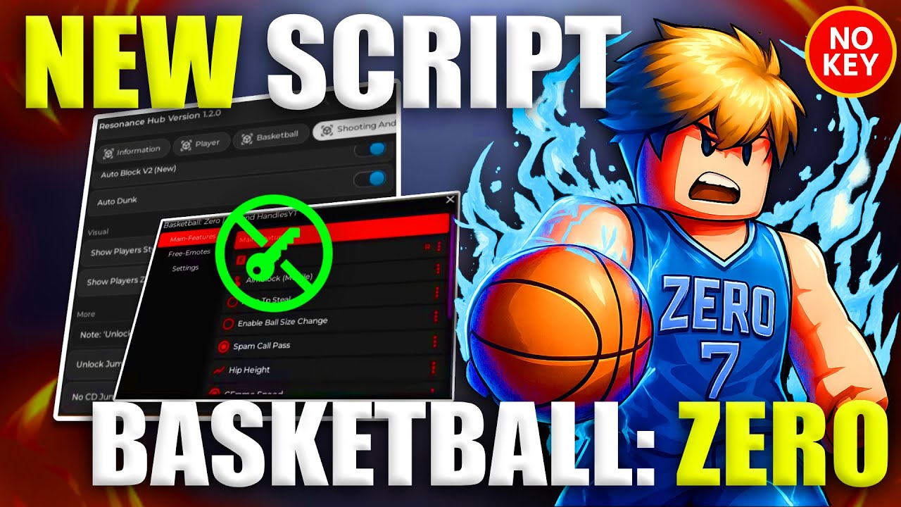 [NO KEY] Basketball Zero Script 🏀 (PC & Mobile) | Unlock ALL Styles + Perfect Shoot