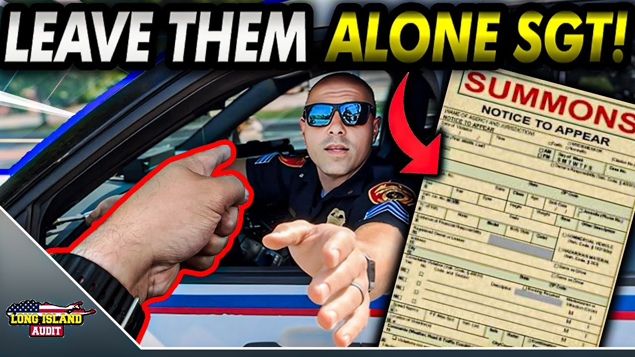 Cart Narc Police Sgt. RETALIATES Against Good Citizen By Issuing Unlawful Tickets!