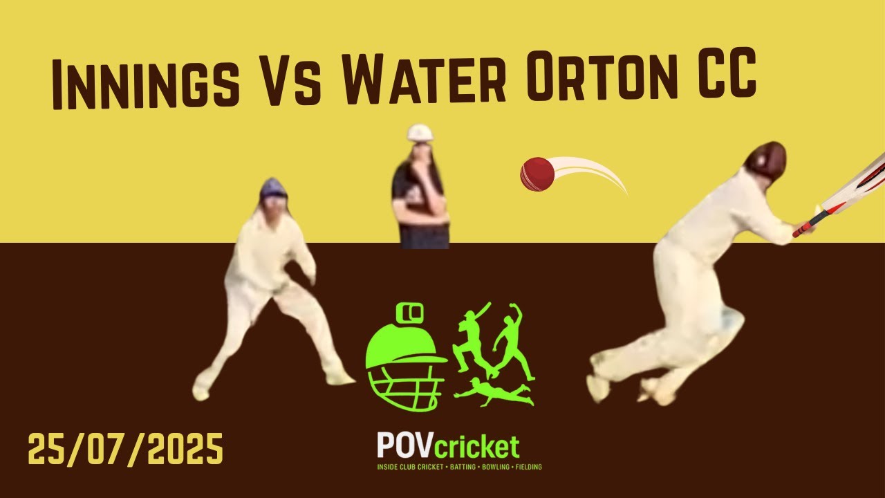 Innings cut short VS Water Orton Sunday 1st XI #Cricket#ClubCricket #POVCricket#cricketlife #batting