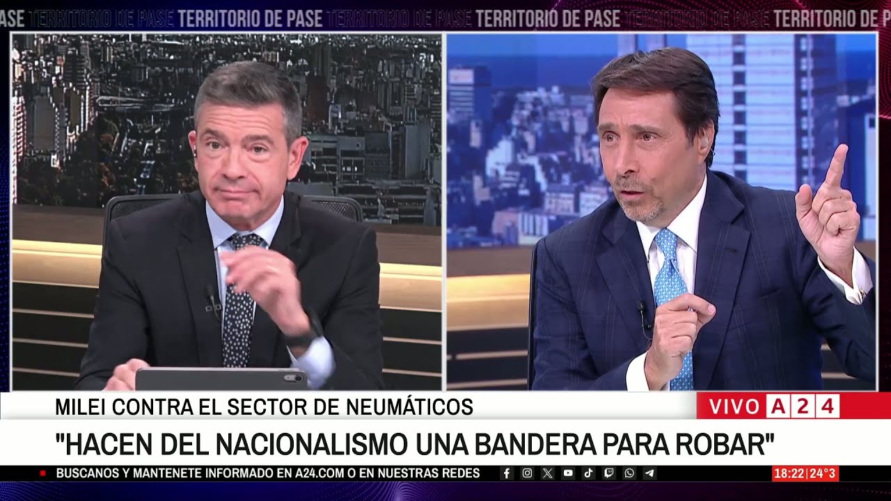📢 MILEI CONTRA EL SECTOR DE NEUMÁTICOS: EL PASE ENTRE ROSSI Y FEINMANN