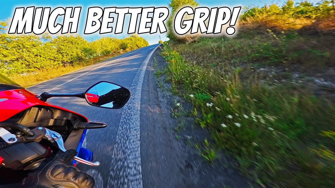 Испытание новых шин на извилистых дорогах! Безумная поездка на CBR600RR.