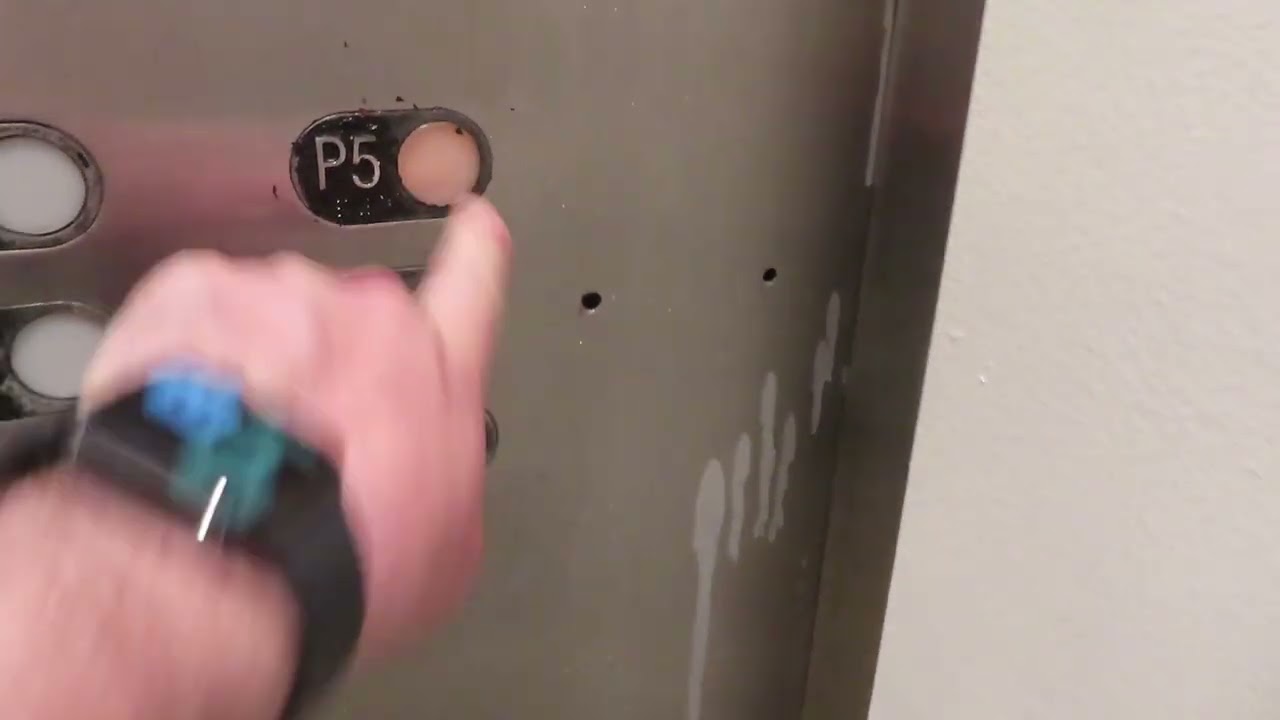 Another Schindler Hydraulic Elevator At Burbank Town Center East Garage (With alpalJL)