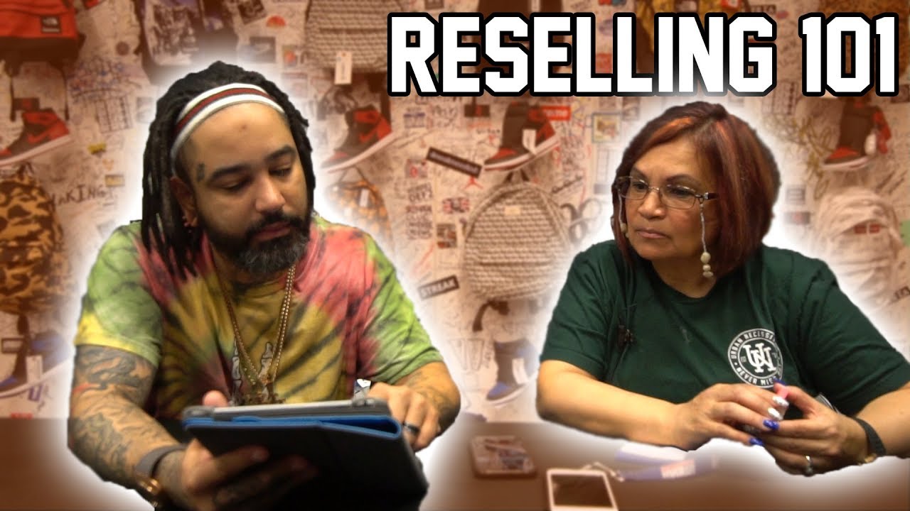 RESELLING 101 - SO EASY MY MOM CAN DO IT (TEACHING MY MOTHER HOW TO BUY AND FLIP SHOES)