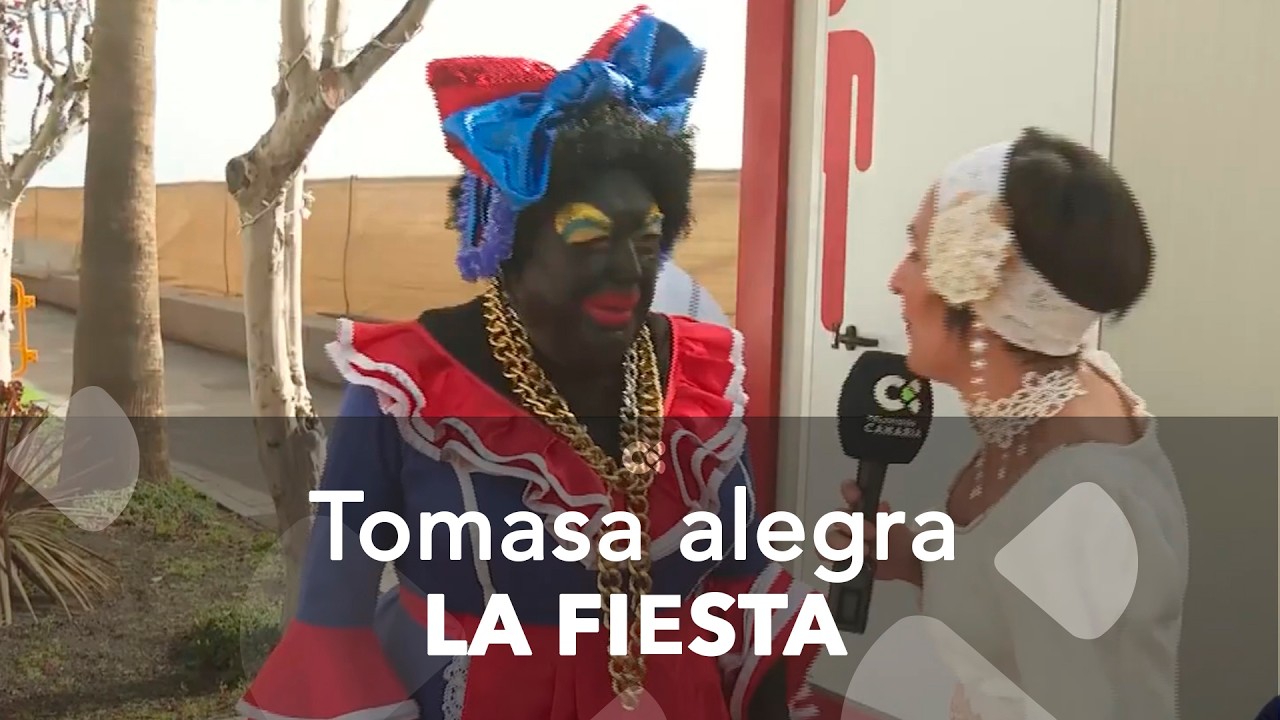 La Negra Tomasa anima la fiesta de Los Indianos
