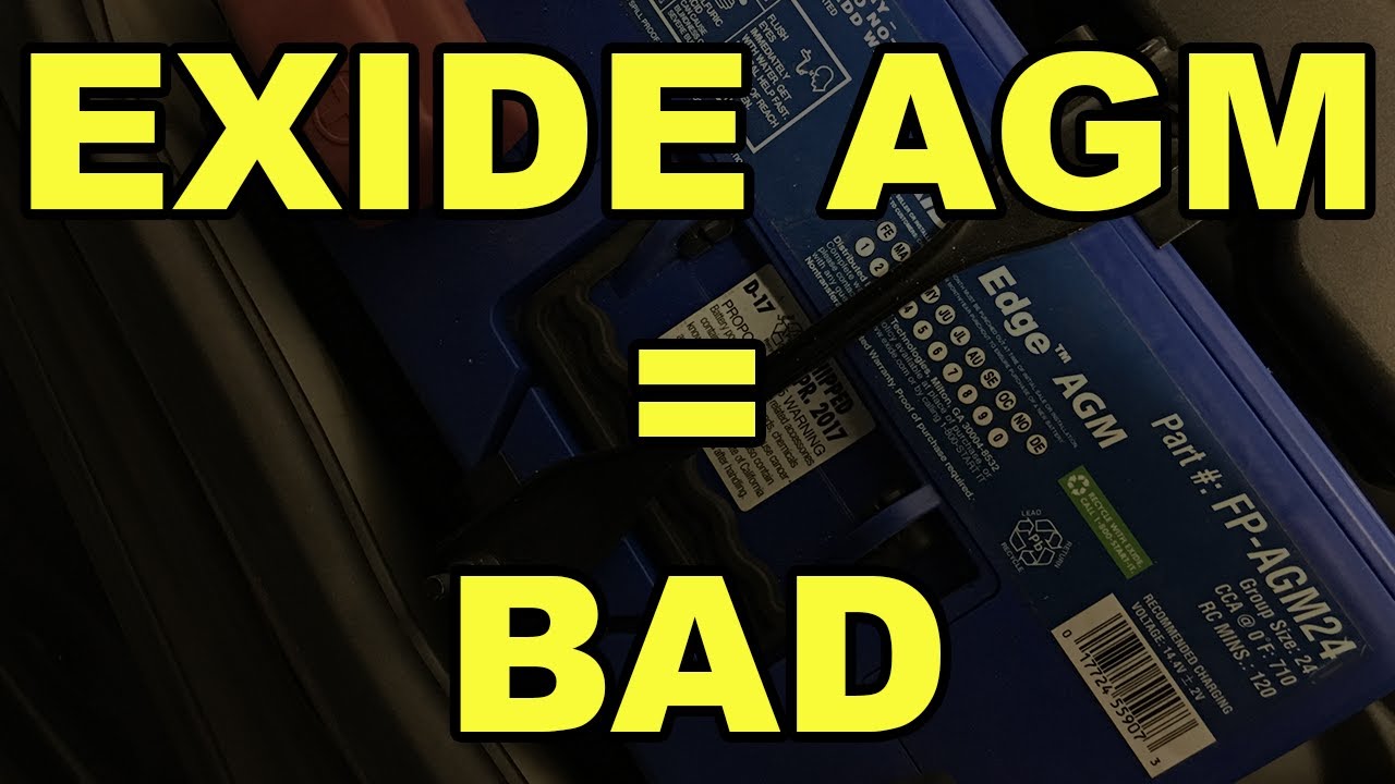Why You Shouldn't Buy an Exide Edge AGM Battery - PSA