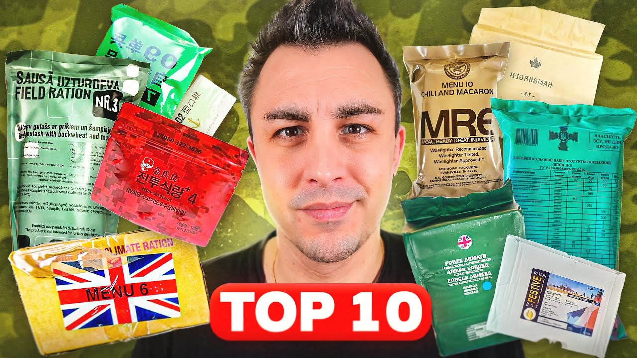 Quelle est la meilleure Ration de combat ? (Top 10 des pays)