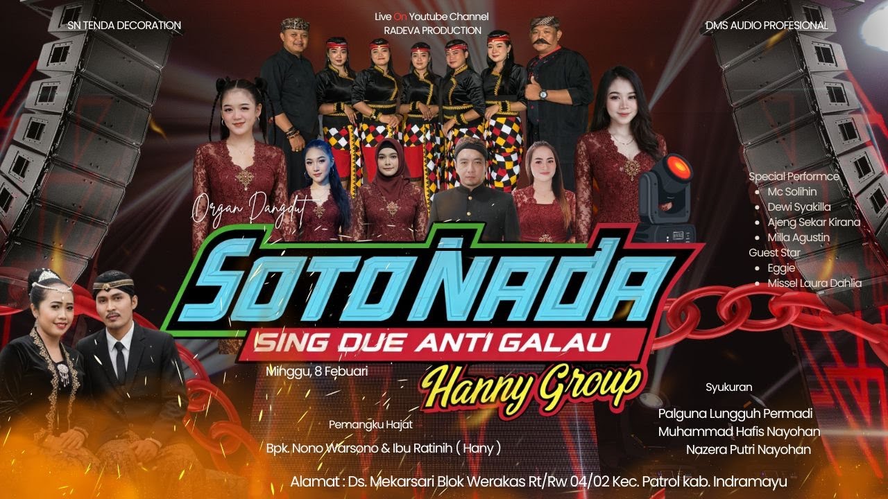 🔴LIVE [SIANG] ORGAN DANGDUT SOTO NADA || DESA MEKARSARI BLOK WERAKAS || MINGGU, 8 FEBUARI 2026