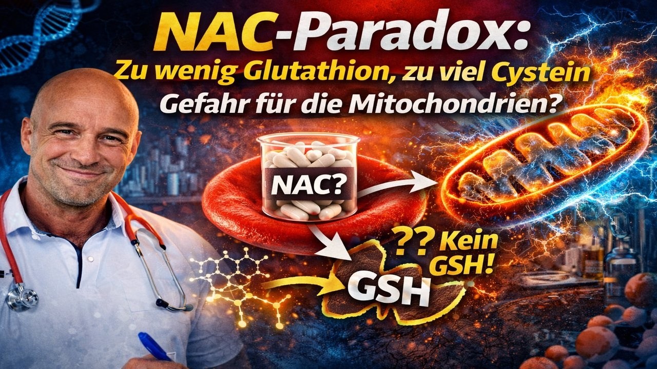 „NAC-Paradox: Zu wenig Glutathion, zu viel Cystein – Gefahr für die Mitochondrien?“