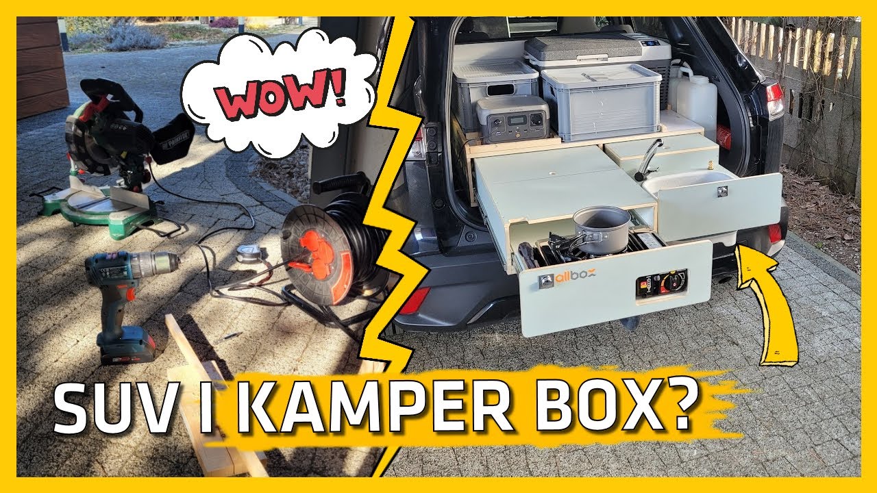 PRZEKSZTAŁCAM AUTO W MINI KAMPERA! KAMPINGOWA KUCHNIA W BAGAŻNIKU I NAMIOT NA DACHU!