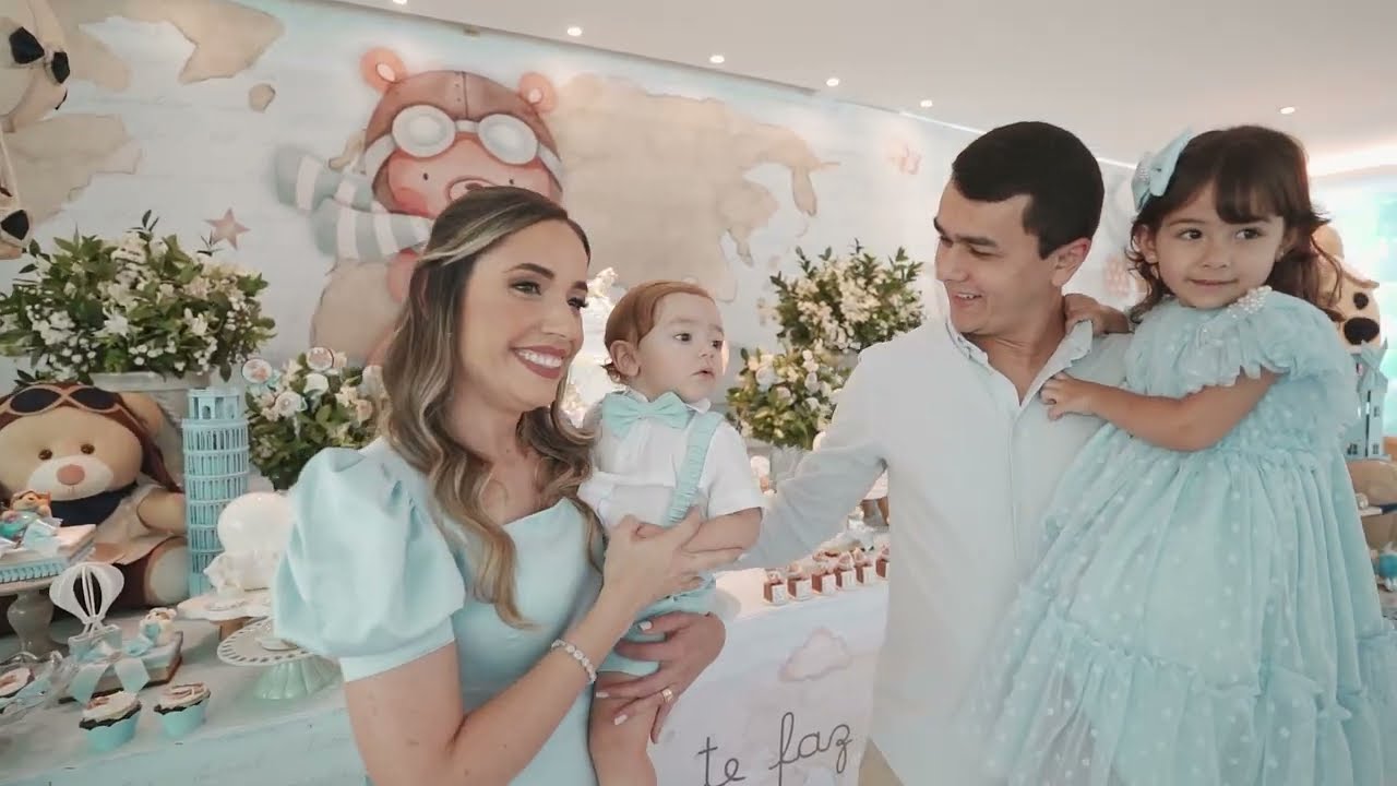 Samuel - Urso aviador 1 aninho