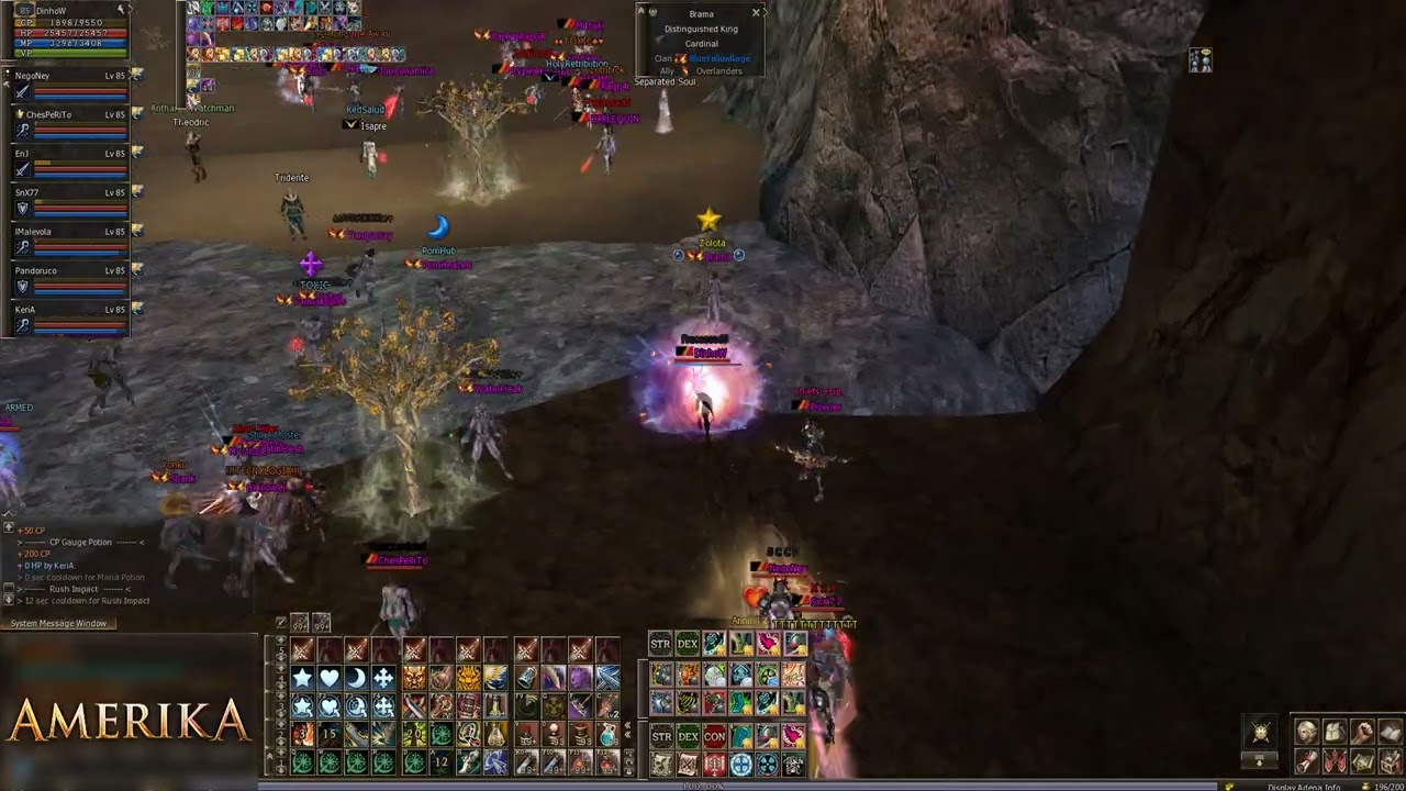 L2 AMERIKA - [ DinhoW  - DuelisT ] -  PvP Antharas Lair - Clan : FracassedS
