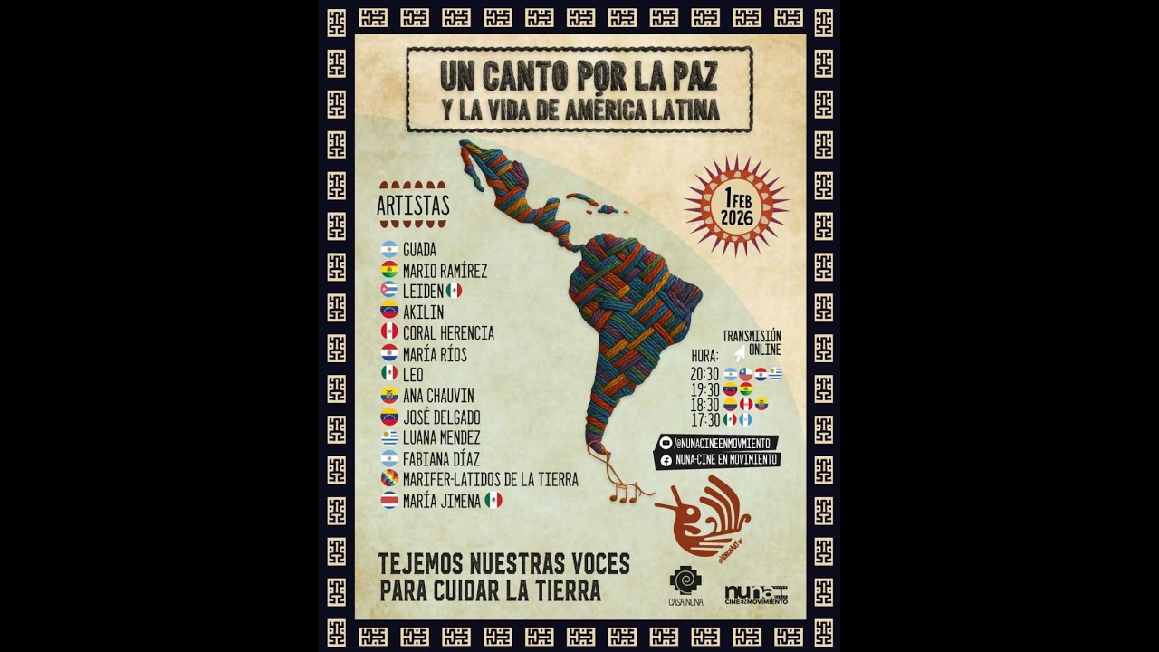 Un canto por la paz y la vida de América Latina