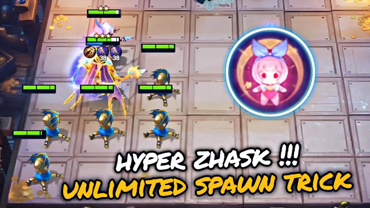 Zhask Unlimited Spawn Trick  !! Commander Angel Magic Chess Go Go.