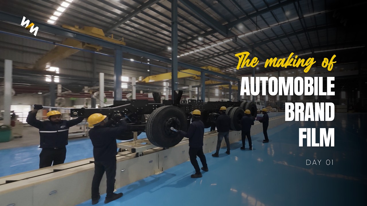 Behind the Scenes of an EV Truck Film | Day 01 | Factory, Assembly Line & Filmmaking Chaos