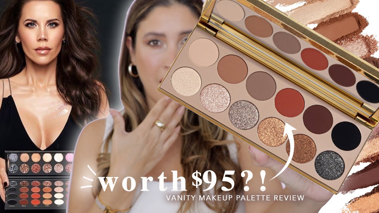 Обзор палетки теней для век VANITY MAKEUP THE SIGNATURE EYESHADOW PALETTE. Сравнение с палеткой т...