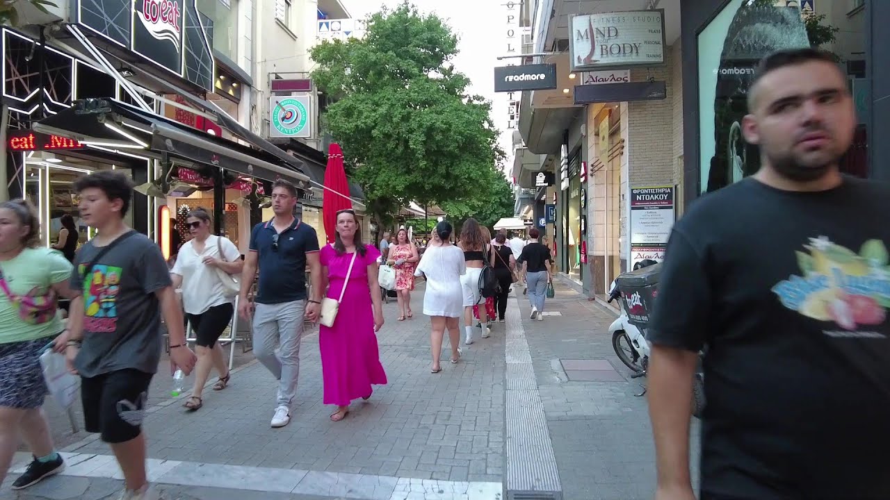 Απογευματινή βόλτα στη Λάρισα (Ιούλιος 2023) - Evening walk in Larisa city (July 2023)