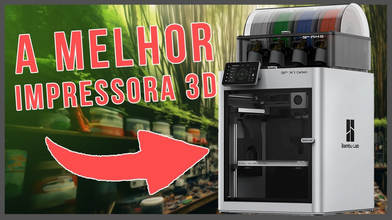 A Melhor Impressora 3D que já vi - Análise Completa da X1 Carbon da BambuLab