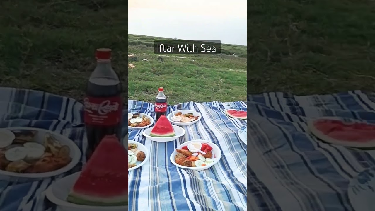 Iftar With Sea View Beach || Iftar party || #iftarparty2024 #ramdanmubarak #shorts