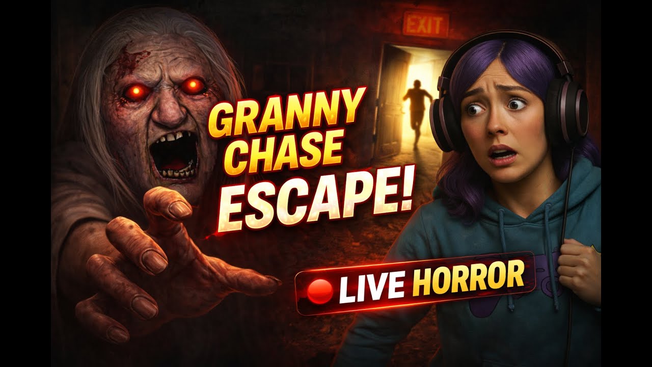 🔴 GRANNY HORROR LIVE Gameplay | ESCAPE NOW OR GRANNY GETS ME! 😱 #Granny #Horror #ShortsLive
