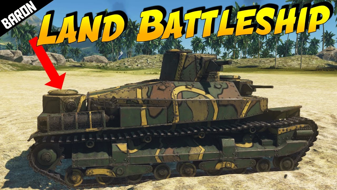 Japanese LAND BATTLESHIP!  Booty Turret? Type 95 Ro-Go (War Thunder 1.69 Tank Gameplay)