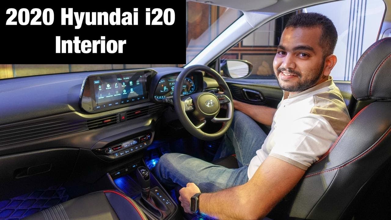 Hyundai i20 Asta (O) Turbo DCT 2020 года — элементы интерьера (хинди + английский)
