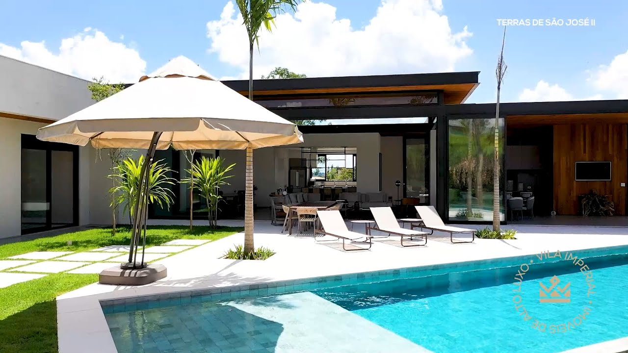 Um estilo contemporâneo para morar e se inspirar: casa à venda no Terras de São José II