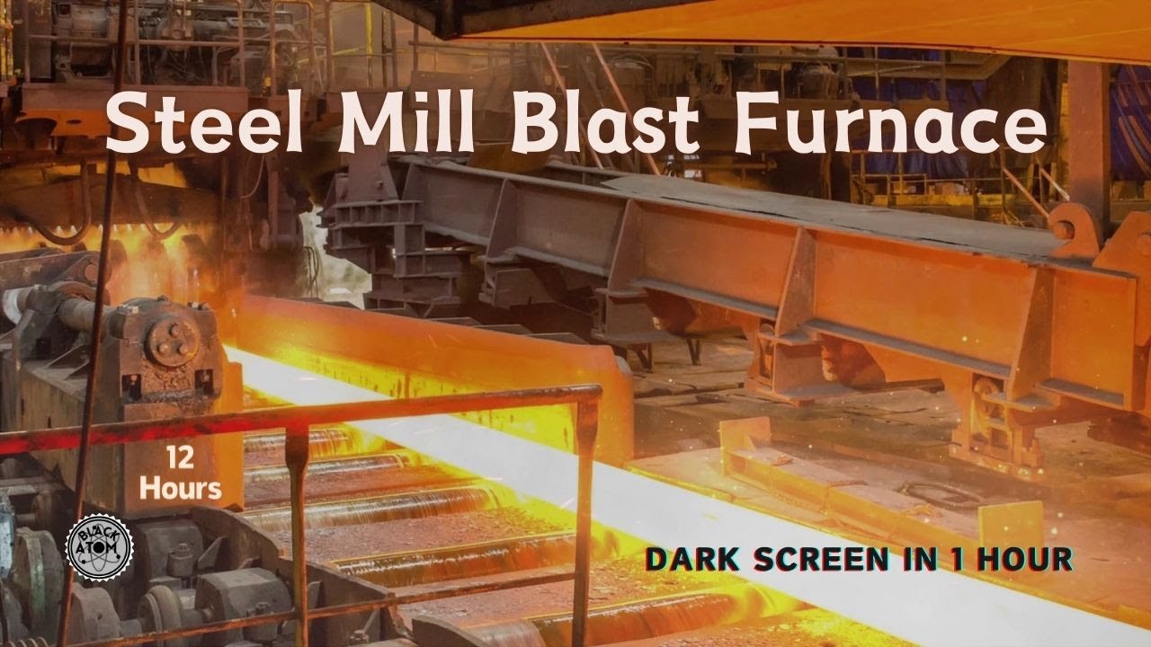 Steel Mill Blast Furnace Ambience ⨀ Industrial White Noise for Sleep & Focus