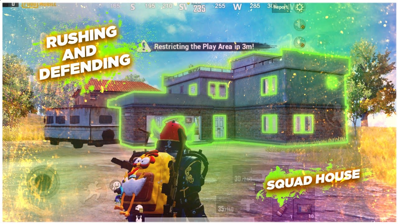 Squad House | Rushing And Defending Tips And Tricks - Pubg Mobile