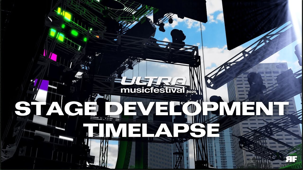 ULTRA MUSIC FESTIVAL 2025 - Stage Development Roblox (timelapse)