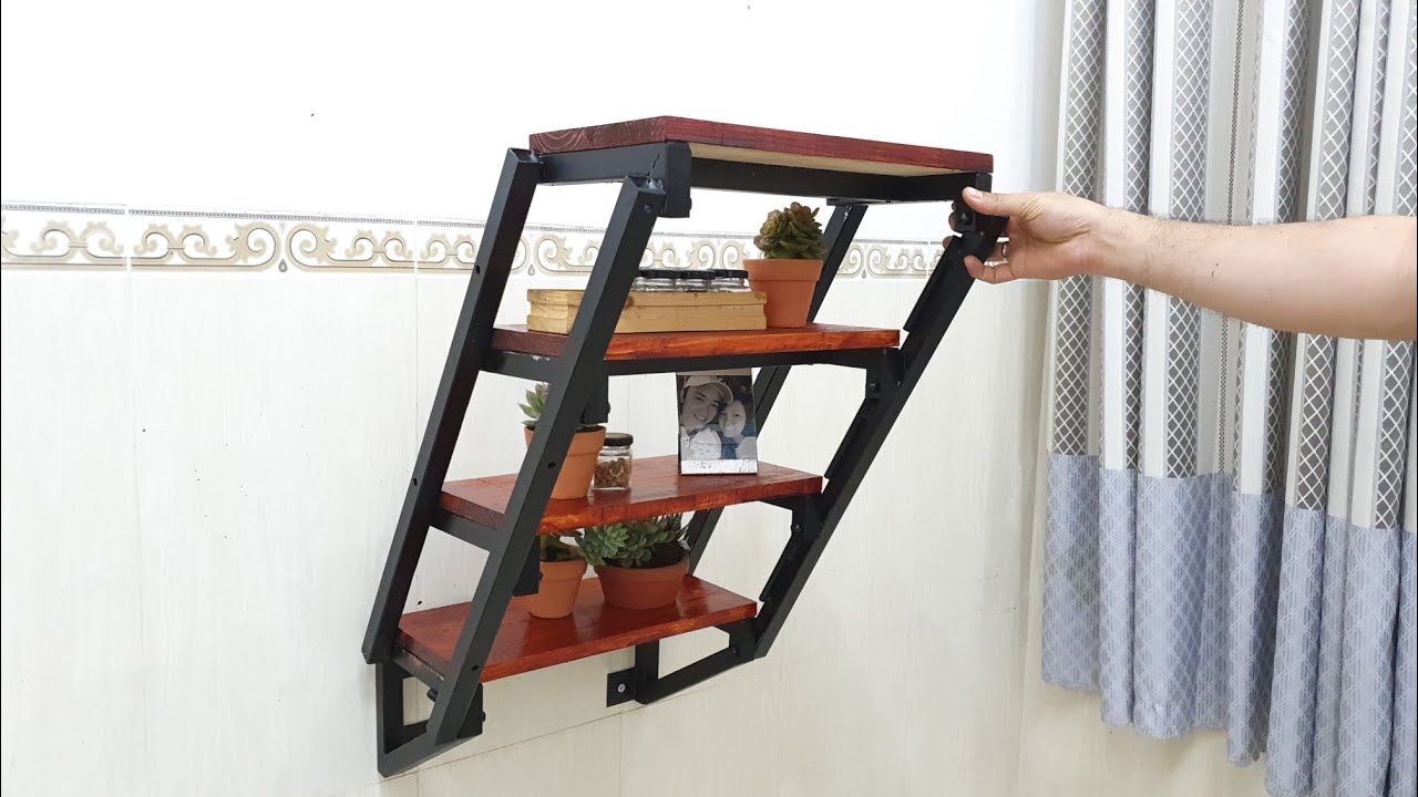 Chế Bàn Xếp Hình Đa Năng | Làm Kệ Xếp Gắn Tường Thông Minh Tại Nhà