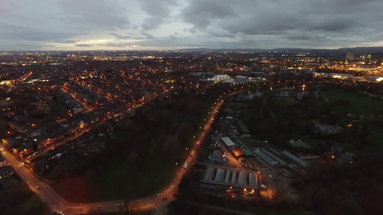 1440p HD - DJI Phantom- An Evening Over OLDHAM