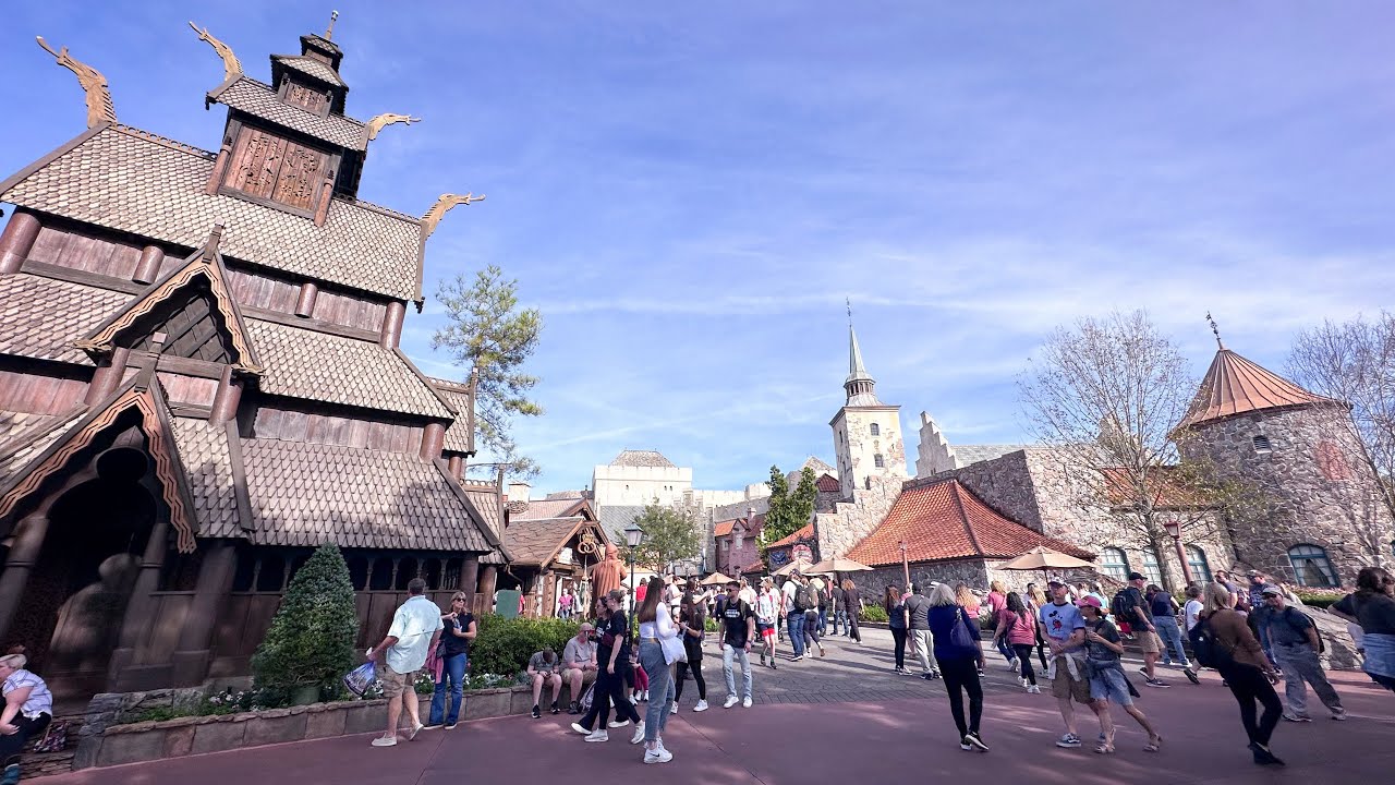 Exploring EPCOT&rsquo;s World Showcase: Norway Pavilion 2024l 4K Tour l Walt Disney World l Florida