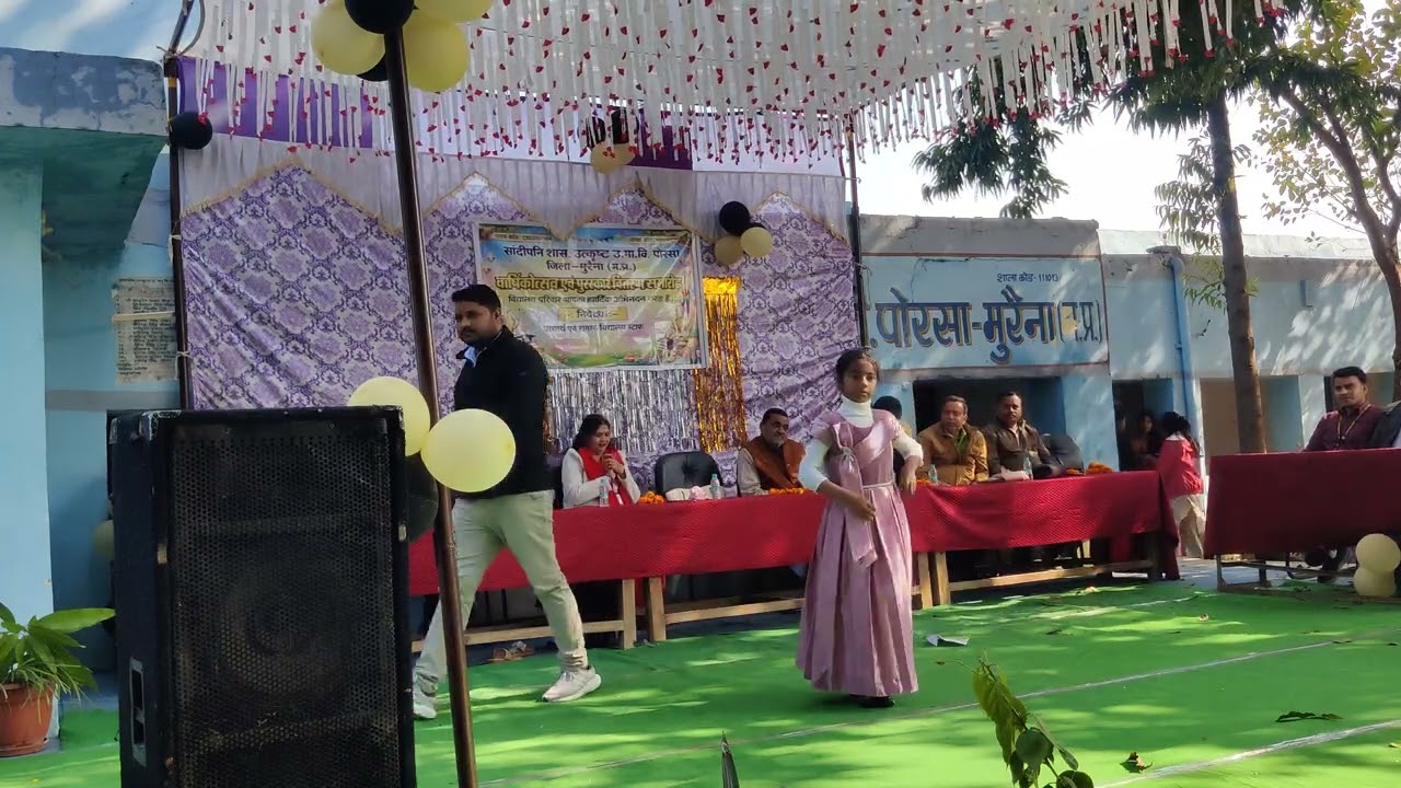 स्कूल वार्षिकोत्सव मे देश भक्ति गाने पर राजेश सर की बच्ची निधी नन्नी परी की मनमोहक नृत्य प्रस्तुति 