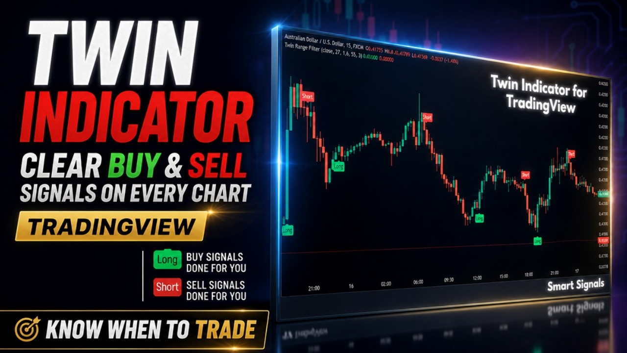Twin Indicator TradingView Setup LIVE SIGNALS 2026 / High Win Rate 92%
